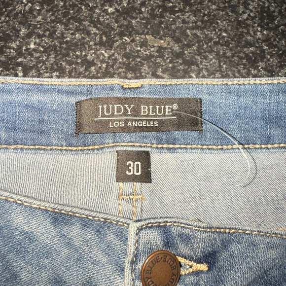 Judy Blue Destroyed Boyfriend Jeans - Picture 4 of 7